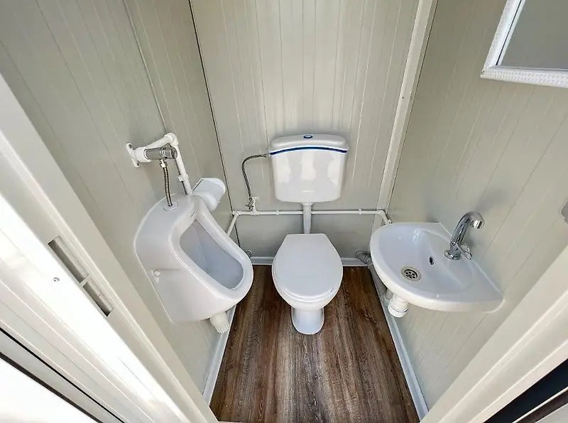 Sanitary container, 6 x (toilet + sink) 240×600
