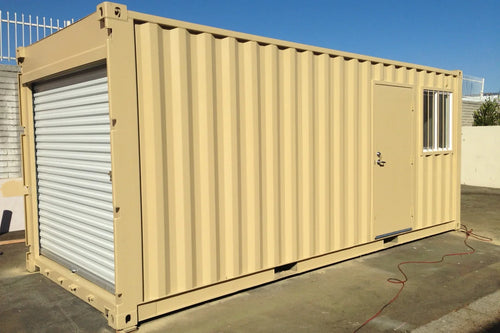 16ft storage container with rollup door 1 2