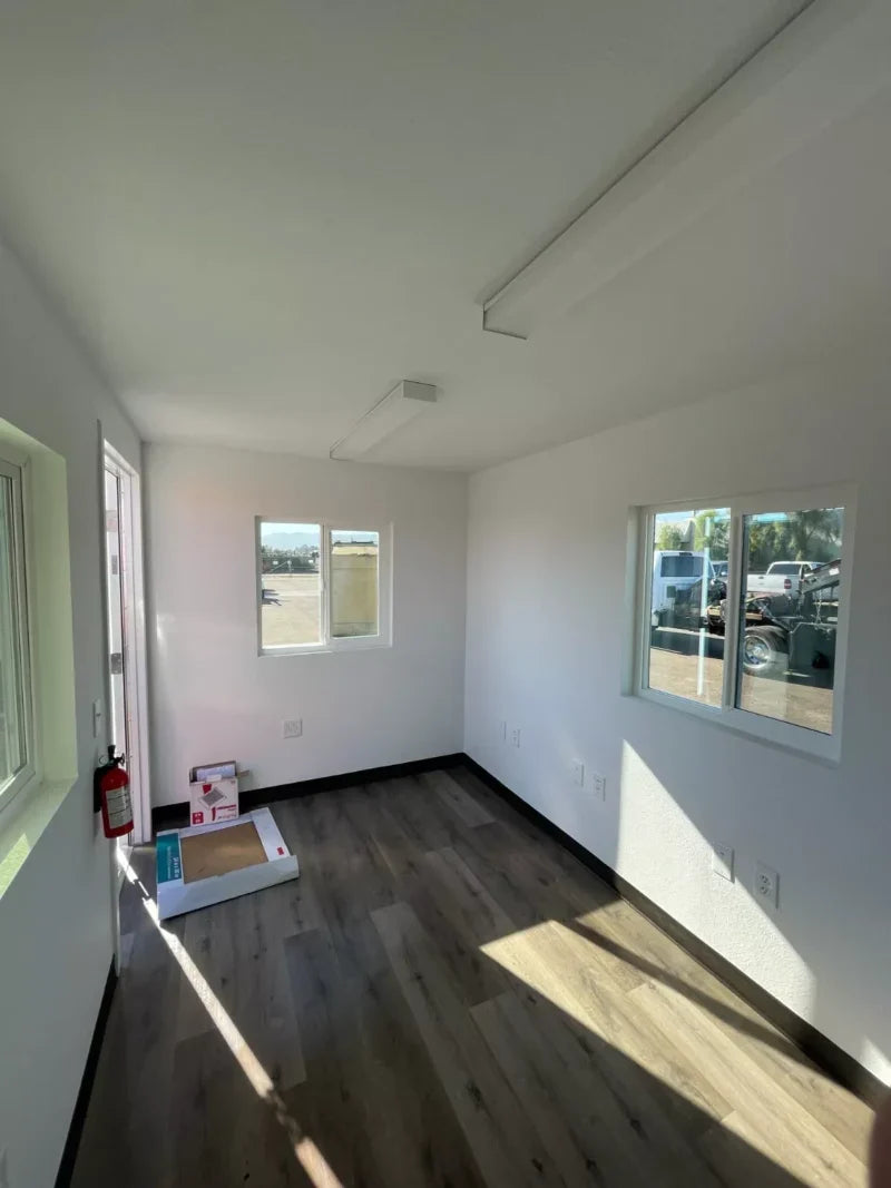 20 foot office in refurbished shipping container