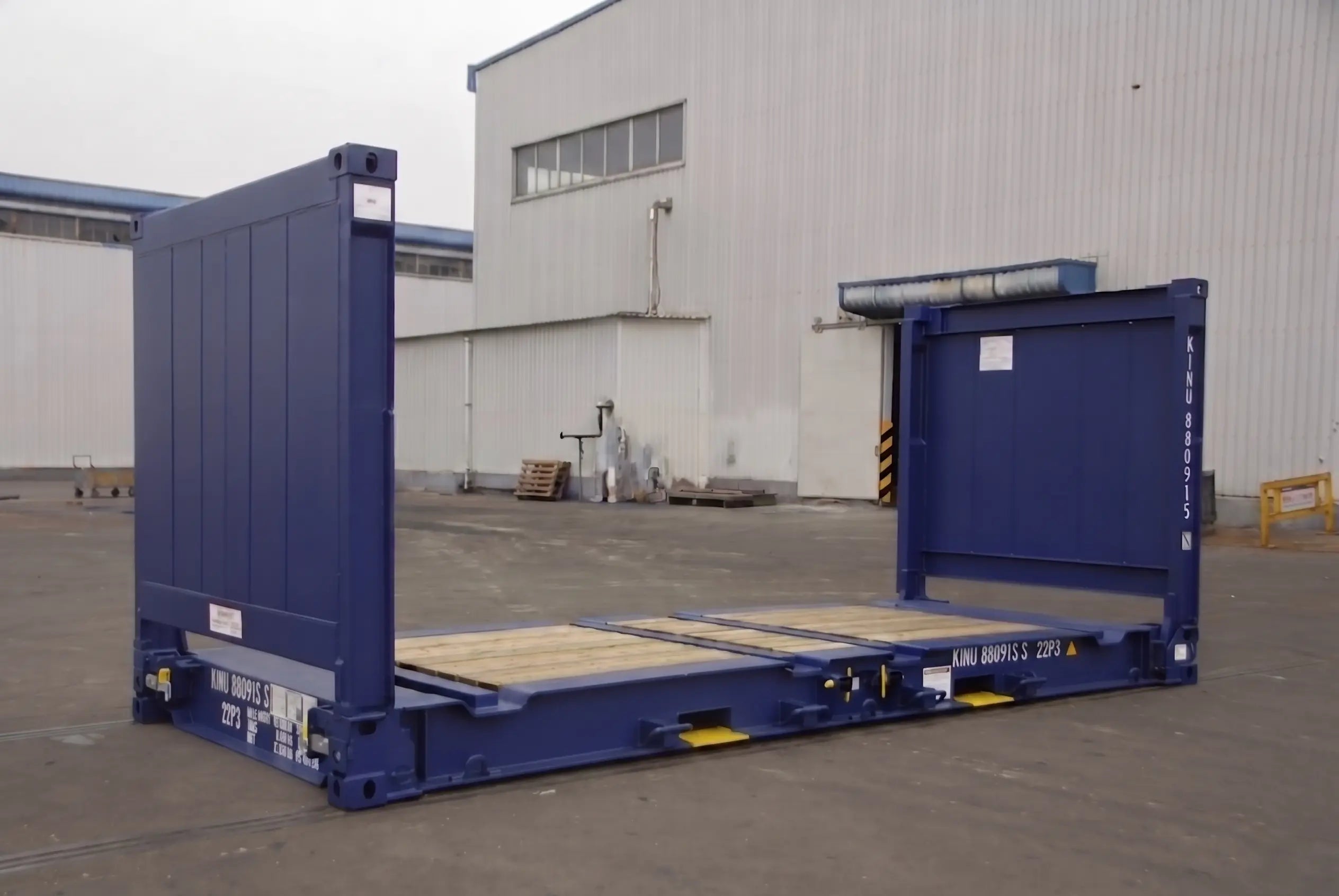 45ft Flat Rack Shipping Container – Specialized Heavy-Haul Solution