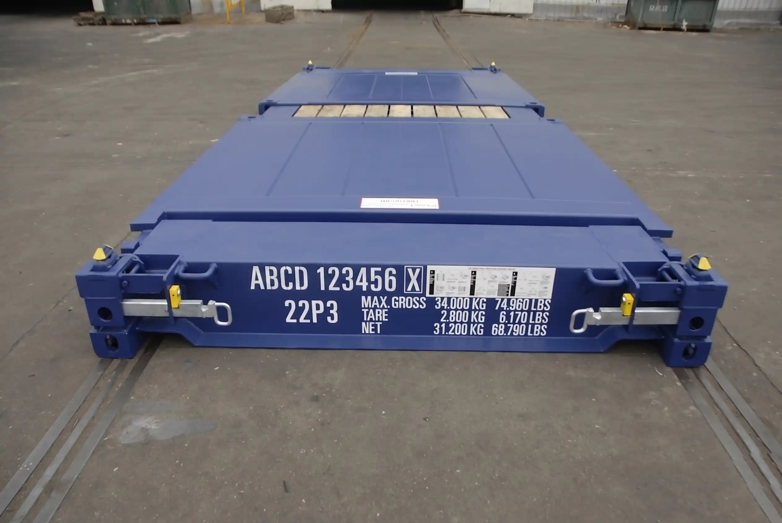 45ft Flat Rack Shipping Container – Specialized Heavy-Haul Solution