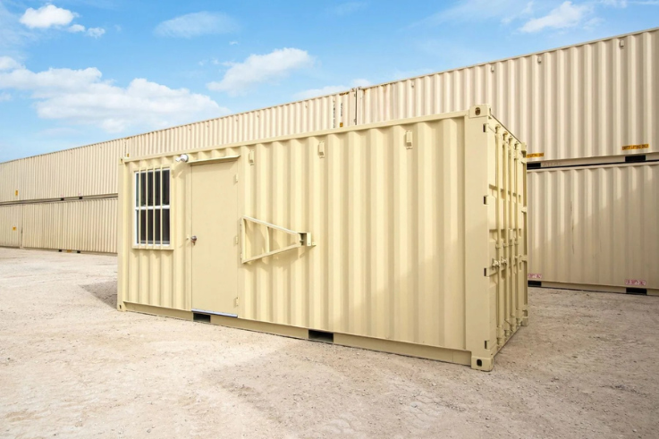 20ft Mobile Office Shipping Container with Storage (20STMOS)