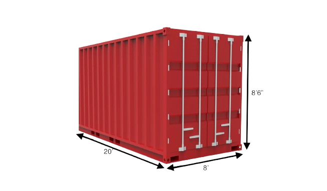 20ft Standard 1 Trip Shipping Container (20ST1TRIP)