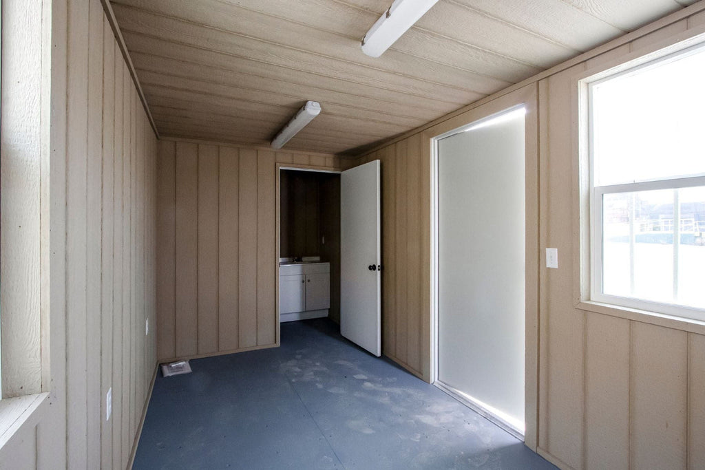 20ft Mobile Office Shipping Container with Bathroom (20STMOB)