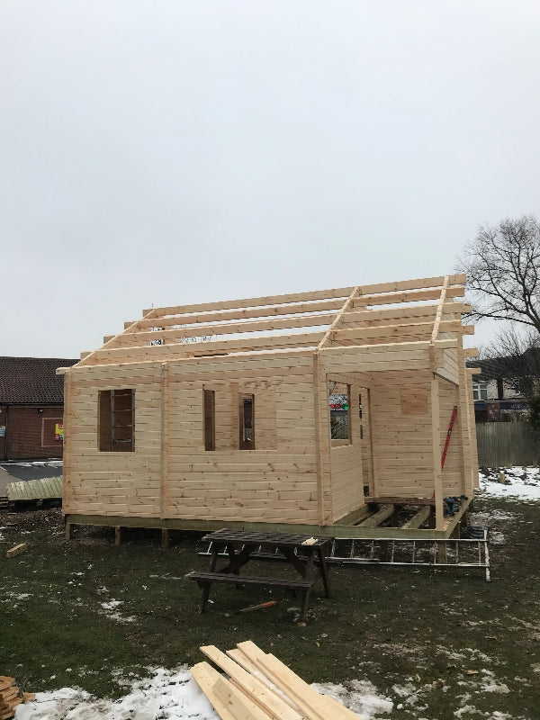 FST-450 Tiny Wood House Kit With Bedroom, Bathroom & Kitchen (400sqft)