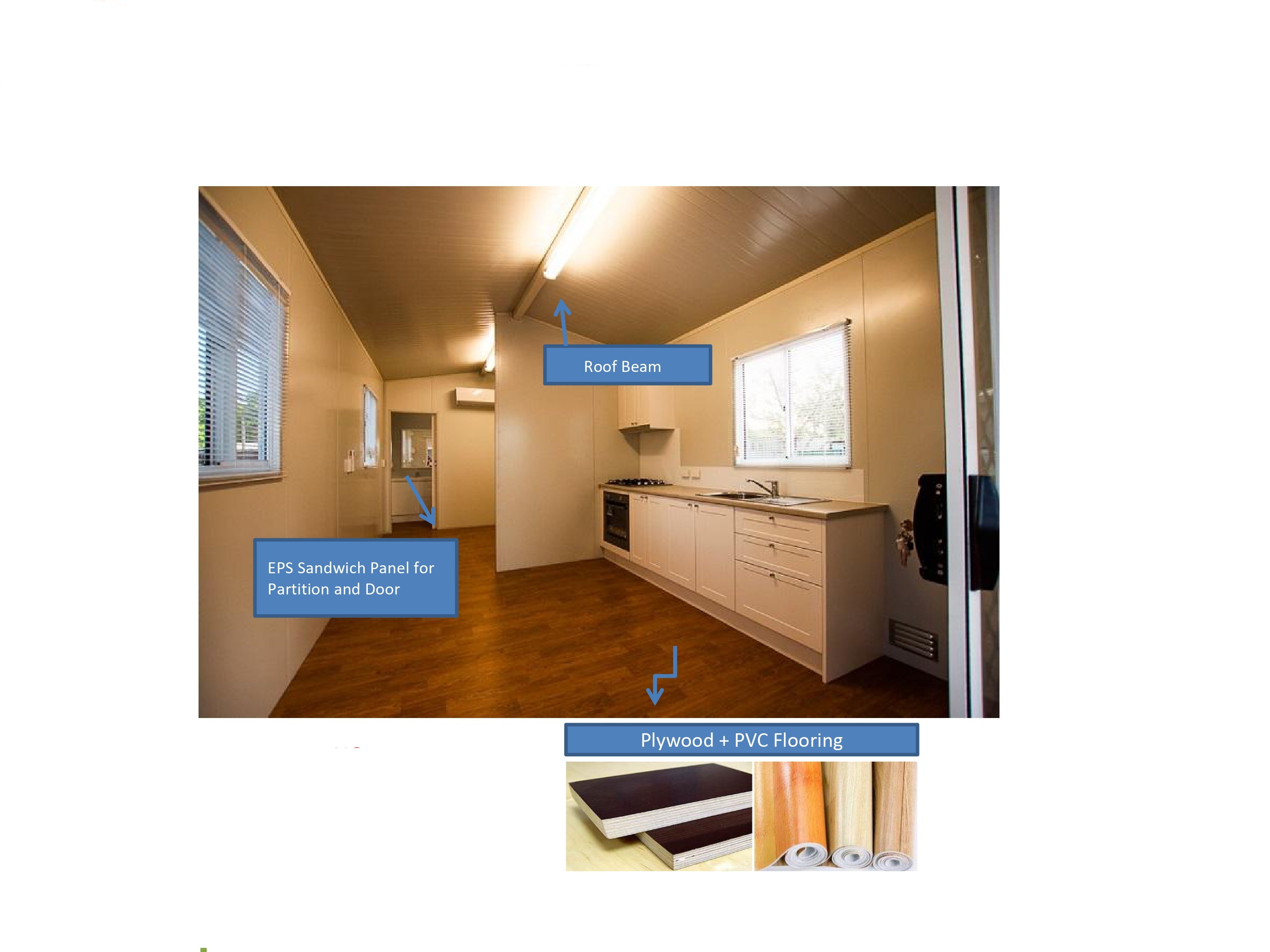 KLW-750 Cabin With Bathroom & Kitchen (320sqft)