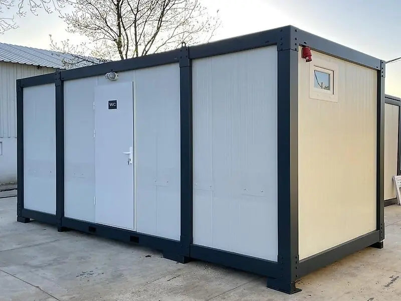 Sanitary container, 6 x (toilet + sink) 240×600