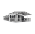 TS-144 Turnkey Prefab Mobile Home With 3 Bedrooms (800 sq ft)