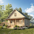 KLA-095 Kit Home With Bedroom, Bathroom & Kitchen (816 sq ft)
