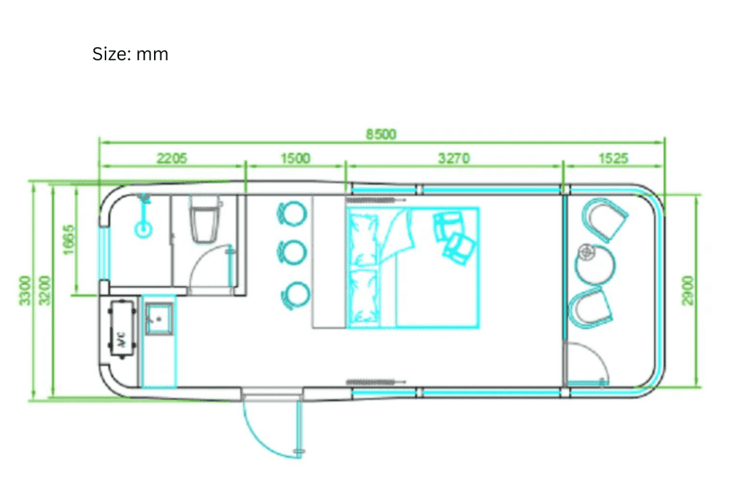 LKP-003 Mobile Home (300 sq ft)