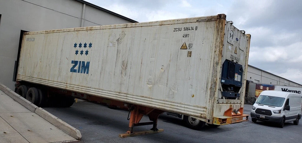 40ft HC Reefer Container–Wind & Water Tight, Non-Working For Sale