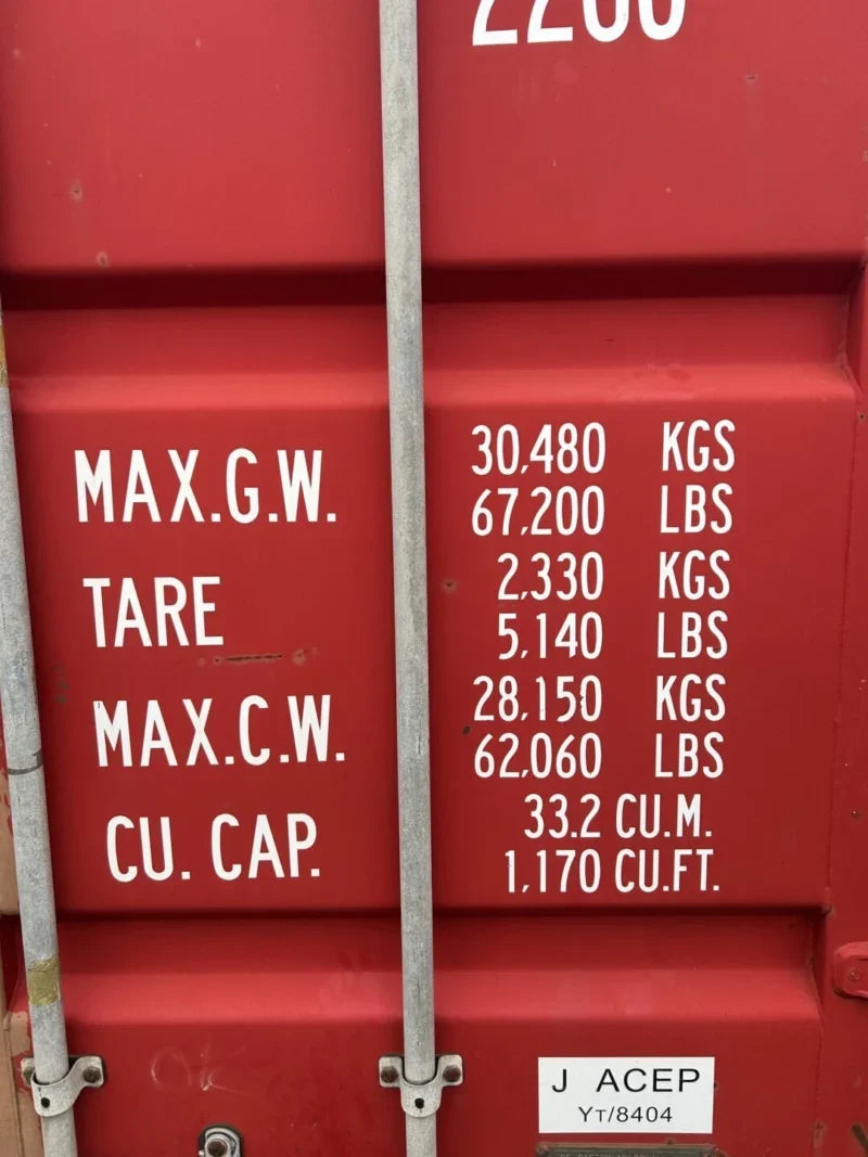 20′ Shipping Container CCR18113