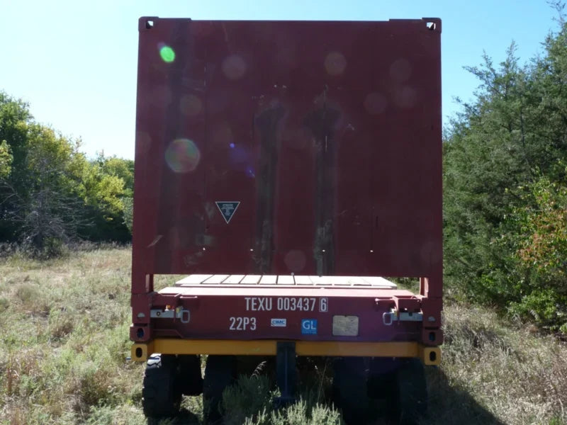 20′ Flat Rack Shipping Container – One Trip, For Equipment, Oversize Items
