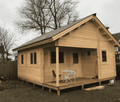 FST-450 Tiny Wood House Kit With Bedroom, Bathroom & Kitchen (400sqft)
